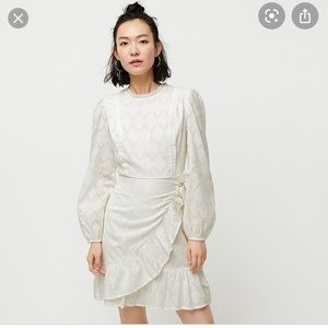 J. Crew Puff Sleeve Wrap Dress